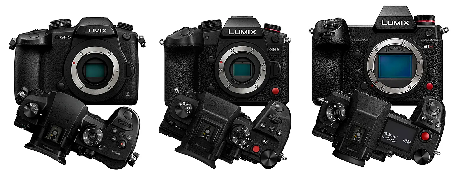 Panasonic GH5 vs GH6 vs S1H How Do They Compare?